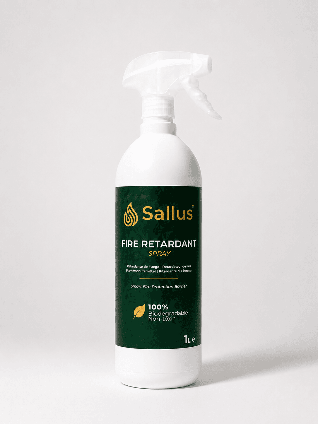 Sallus Fire Retardant Spray, produto da Hephaesnus
